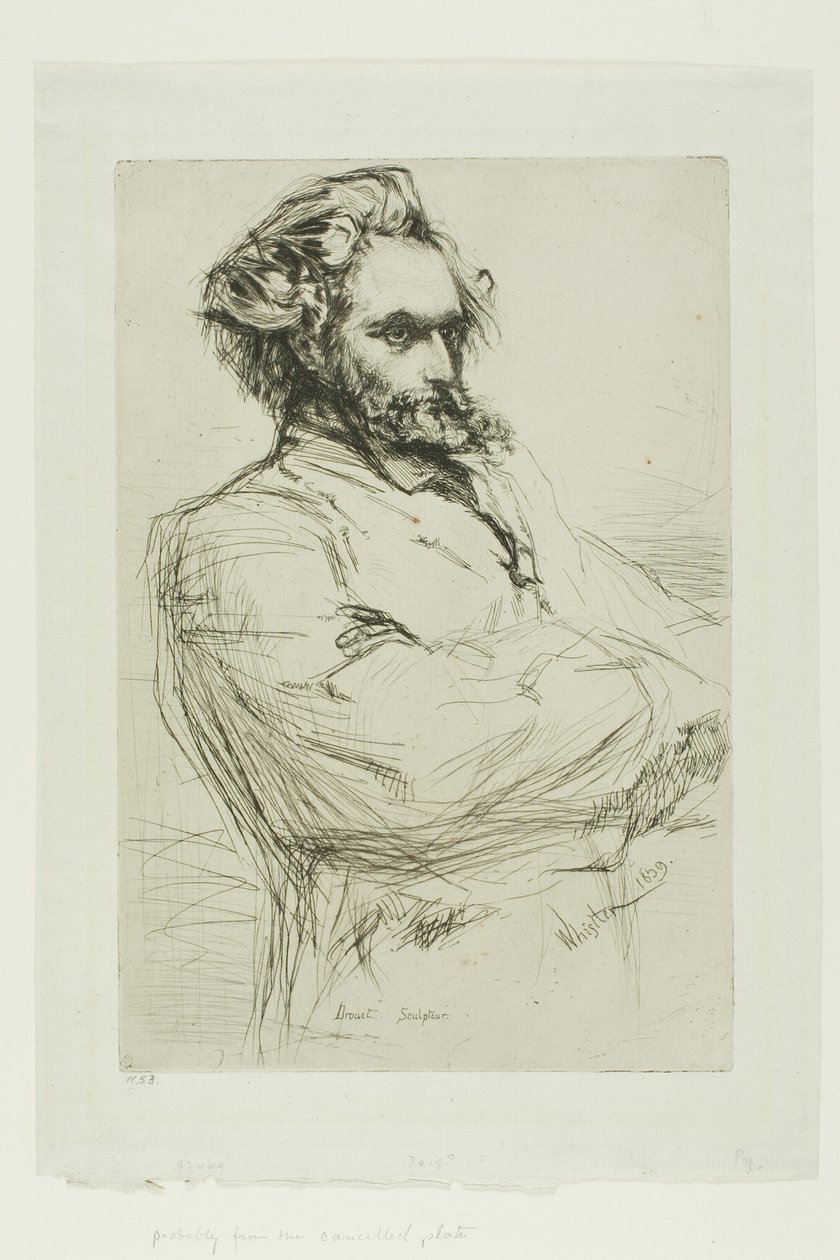 C.L. Drouet, Escultor de James Abbott McNeill Whistler
