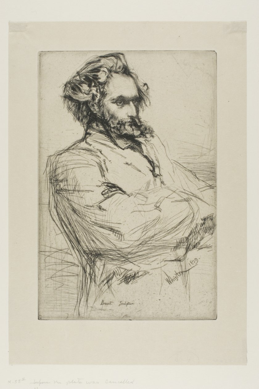 C.L. Drouet, Escultor de James Abbott McNeill Whistler