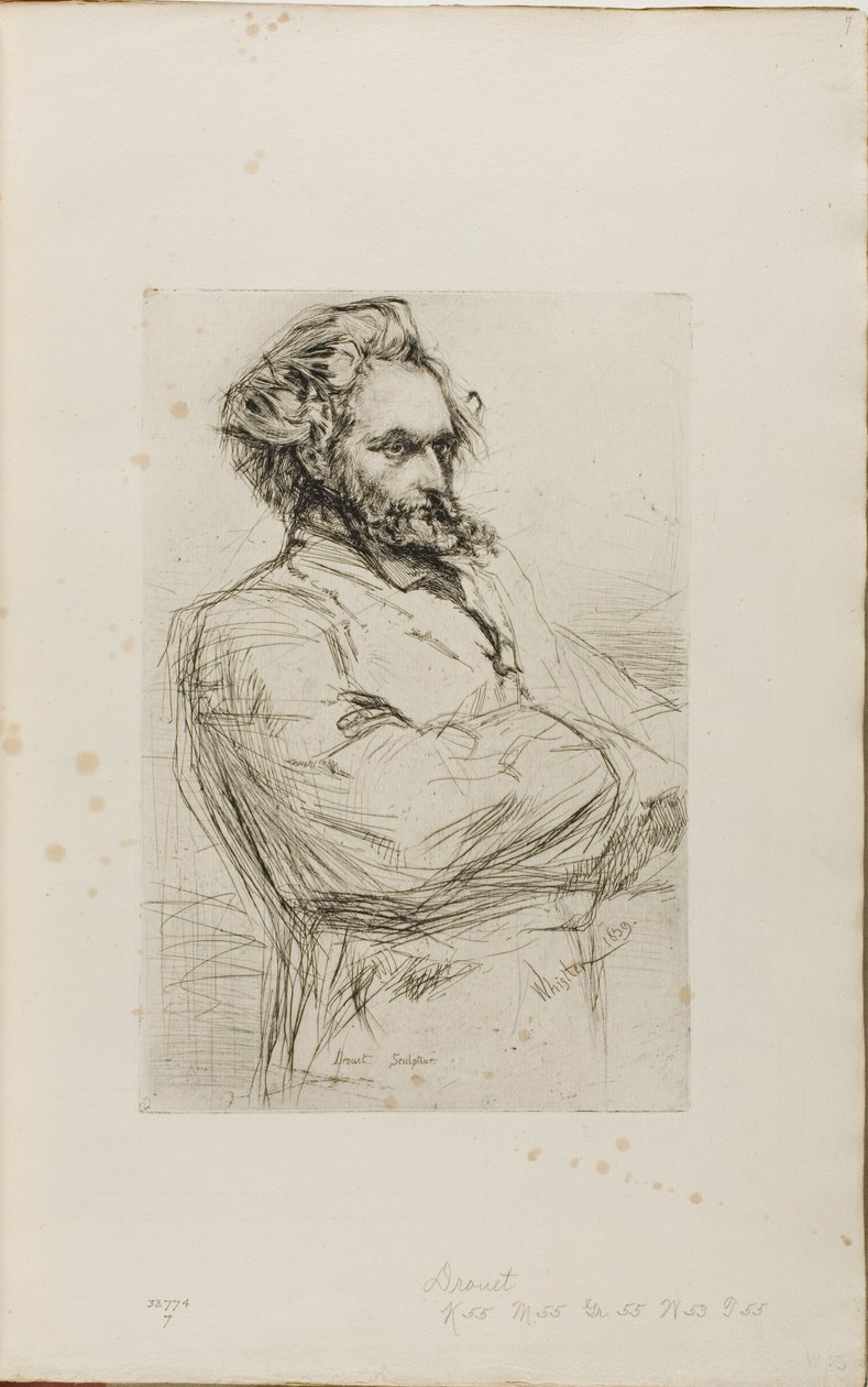 C.L. Drouet, Escultor de James Abbott McNeill Whistler