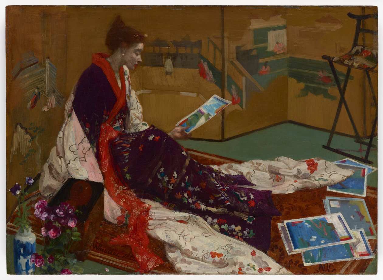 Capriche em Roxo e Dourado: A Tela Dourada de James Abbott McNeill Whistler