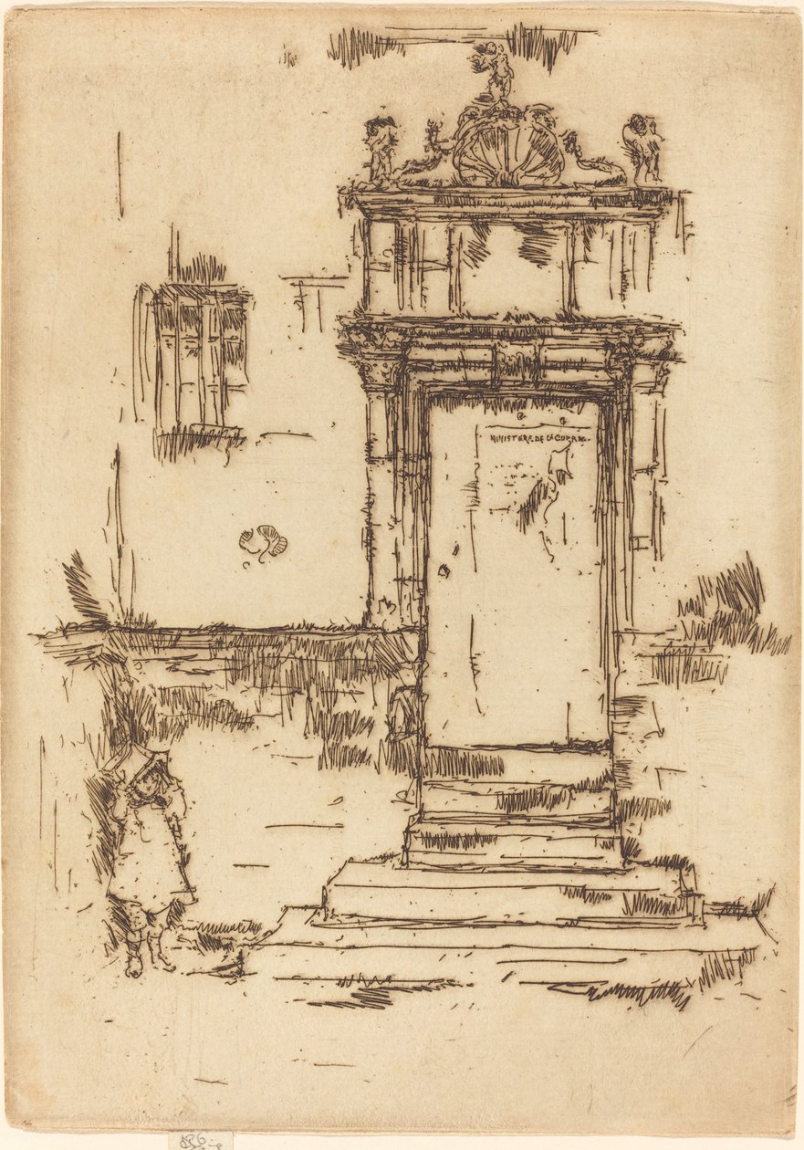 Porta da Capela, Montresor de James Abbott McNeill Whistler