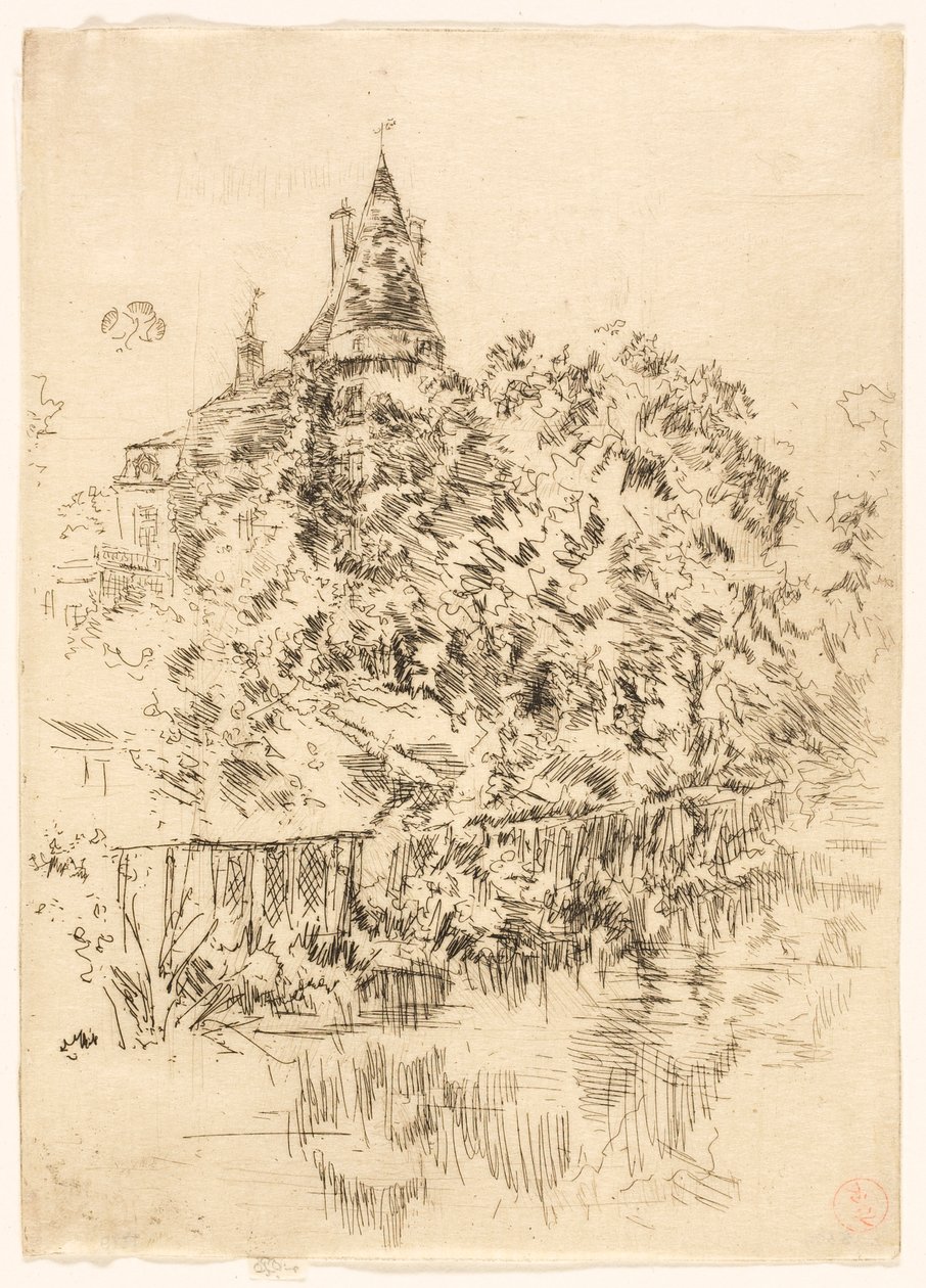 Castelo de Verneuil, Touraine de James McNeill Whistler