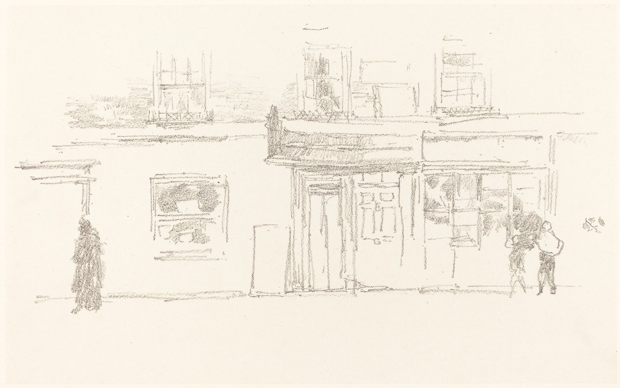 Lojas do Chelsea de James Abbott McNeill Whistler