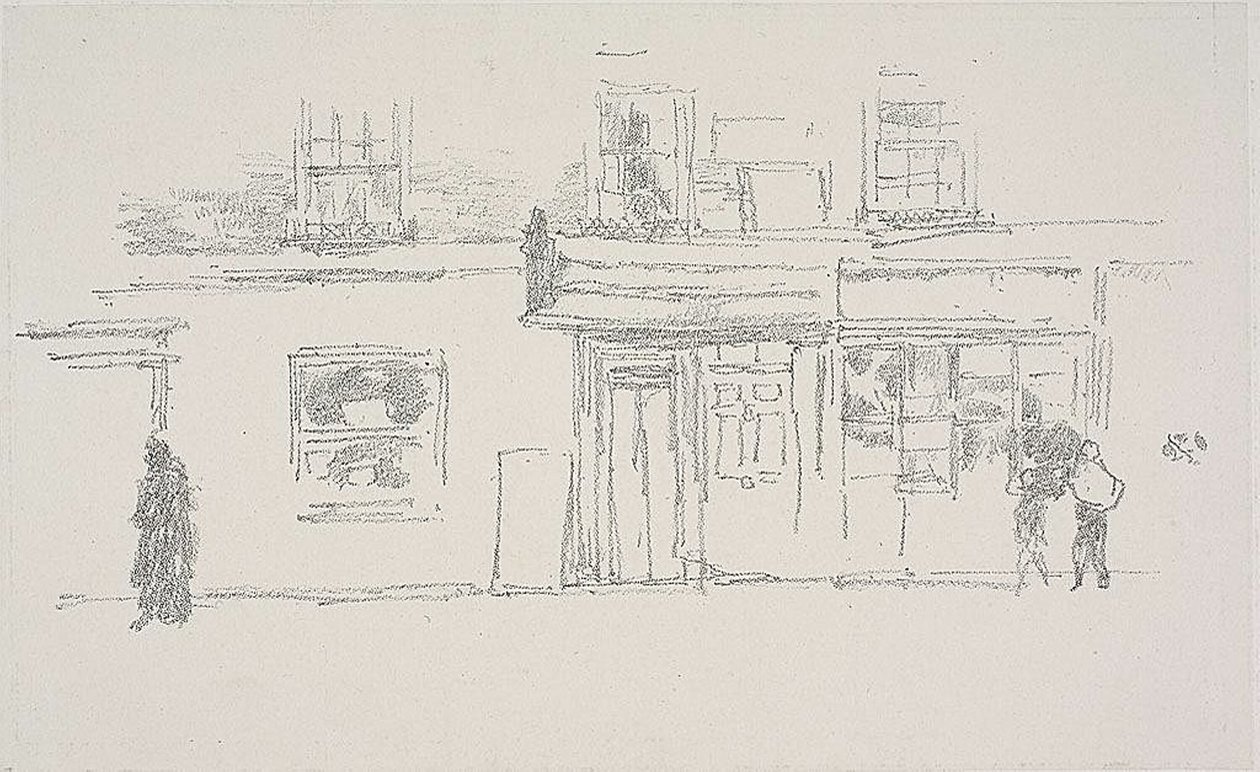 Lojas do Chelsea de James Abbott McNeill Whistler