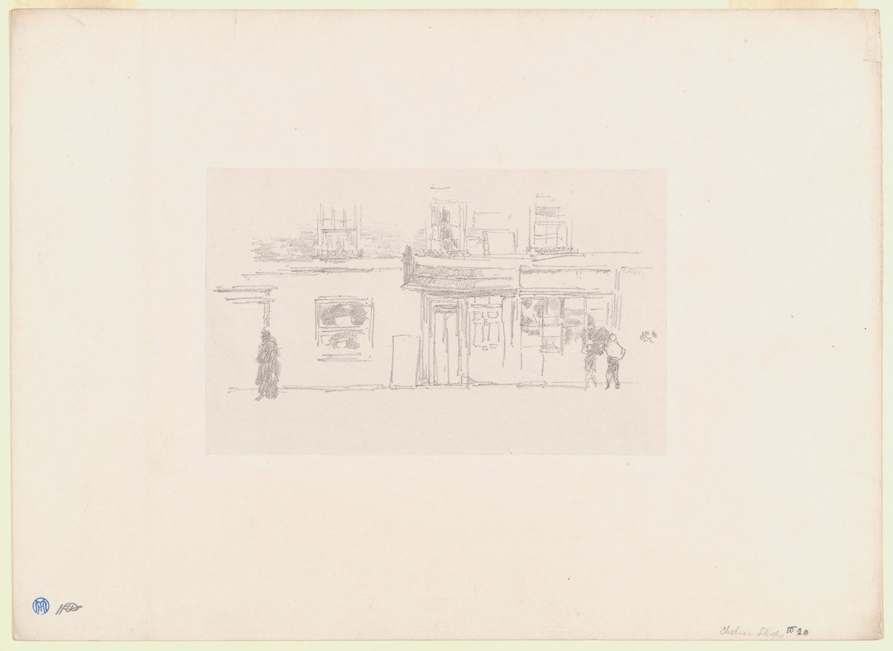 Lojas do Chelsea de James Abbott McNeill Whistler
