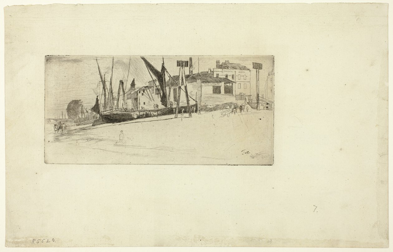 Chelsea Wharf de James Abbott McNeill Whistler