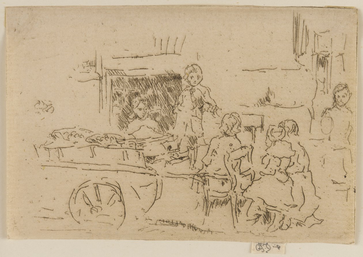 Carrinho de frutas infantil de James Abbott McNeill Whistler
