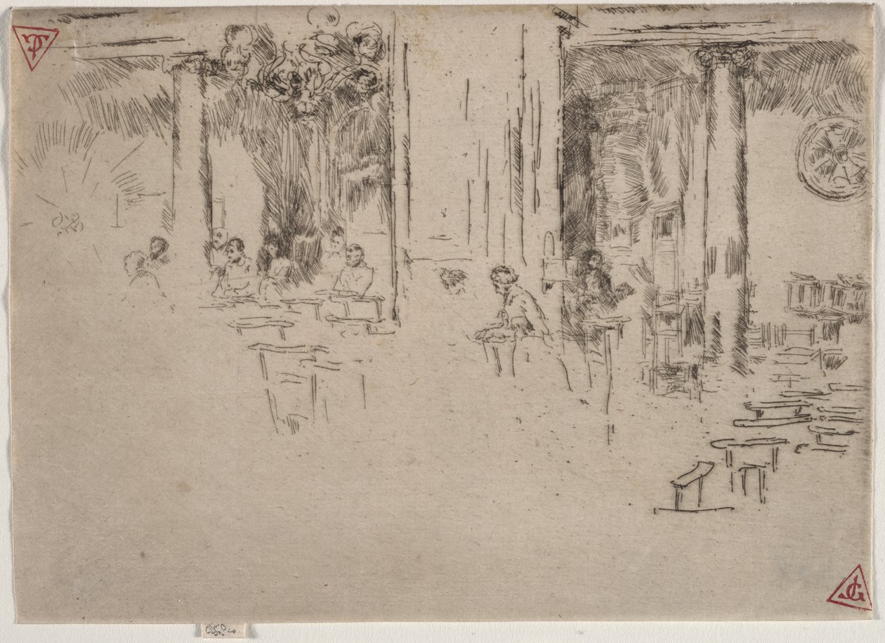 Igreja, Bruxelas de James McNeill Whistler