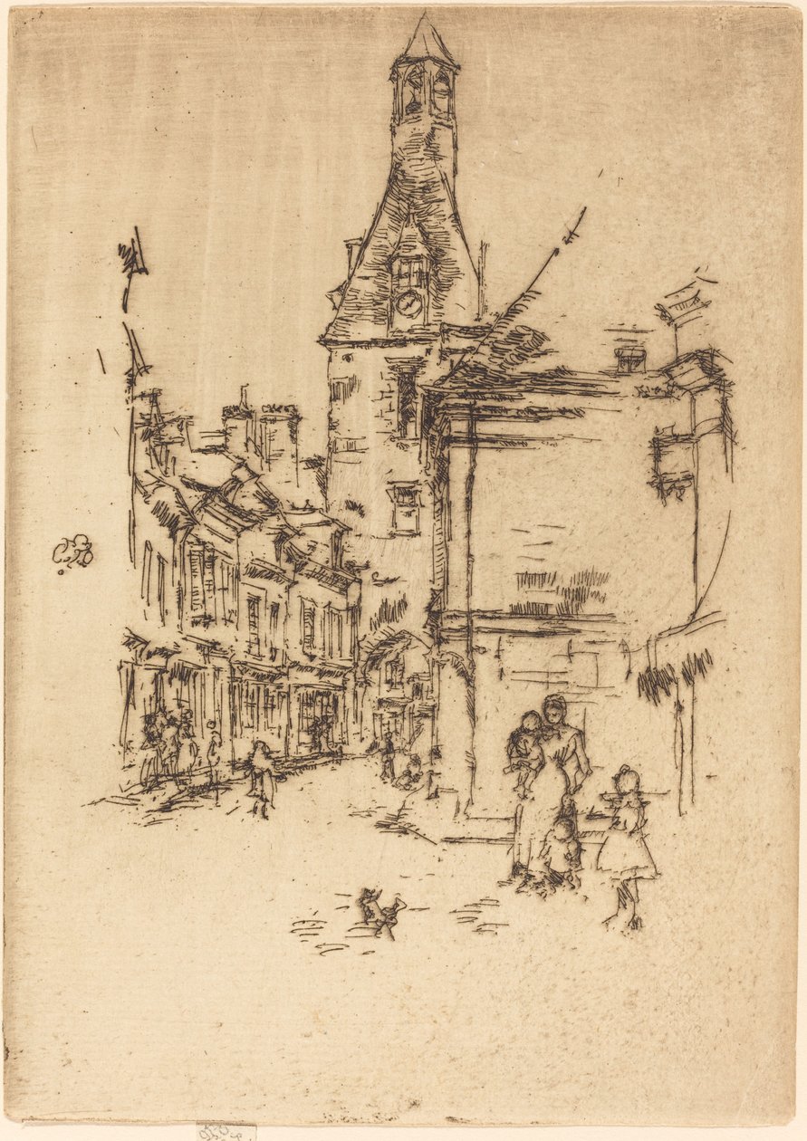 Torre do Relógio, Amboise de James Abbott McNeill Whistler