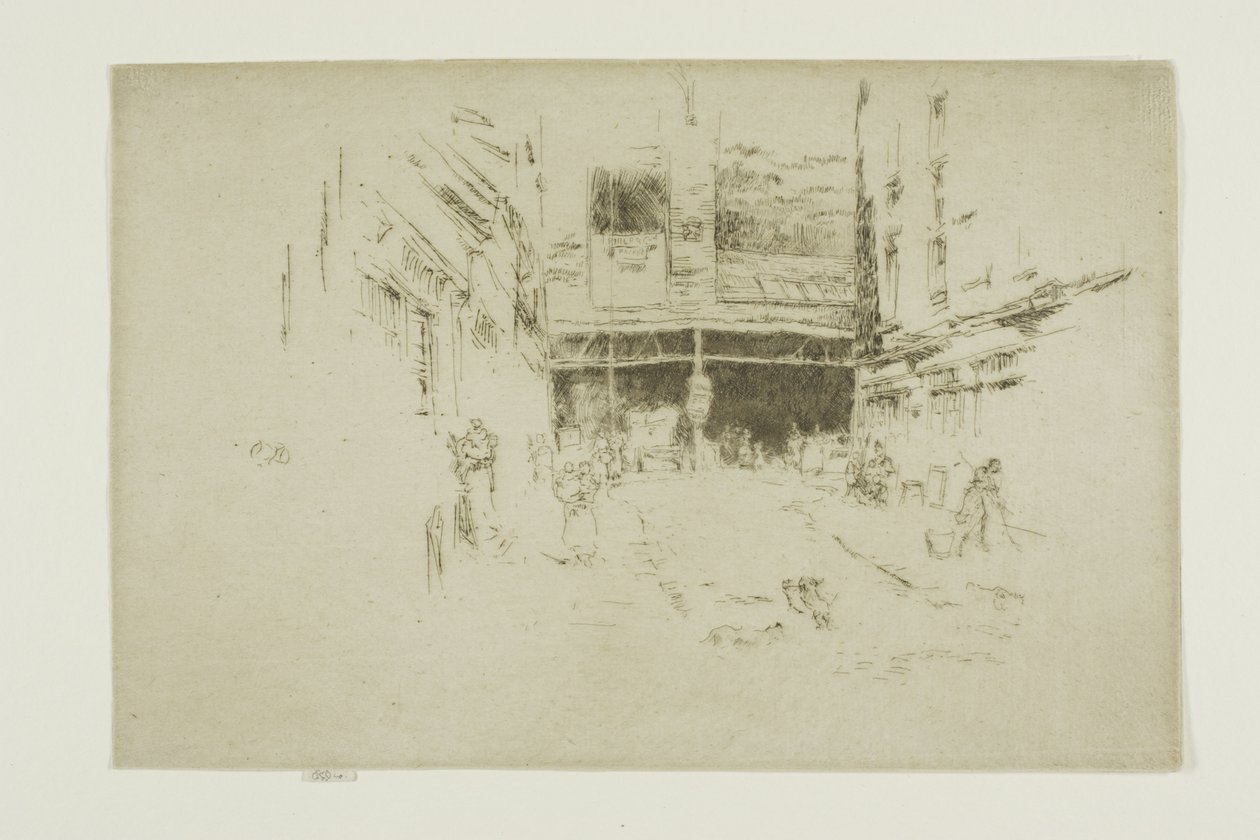 Troca de Roupas, Houndsditch, No. 1 de James Abbott McNeill Whistler