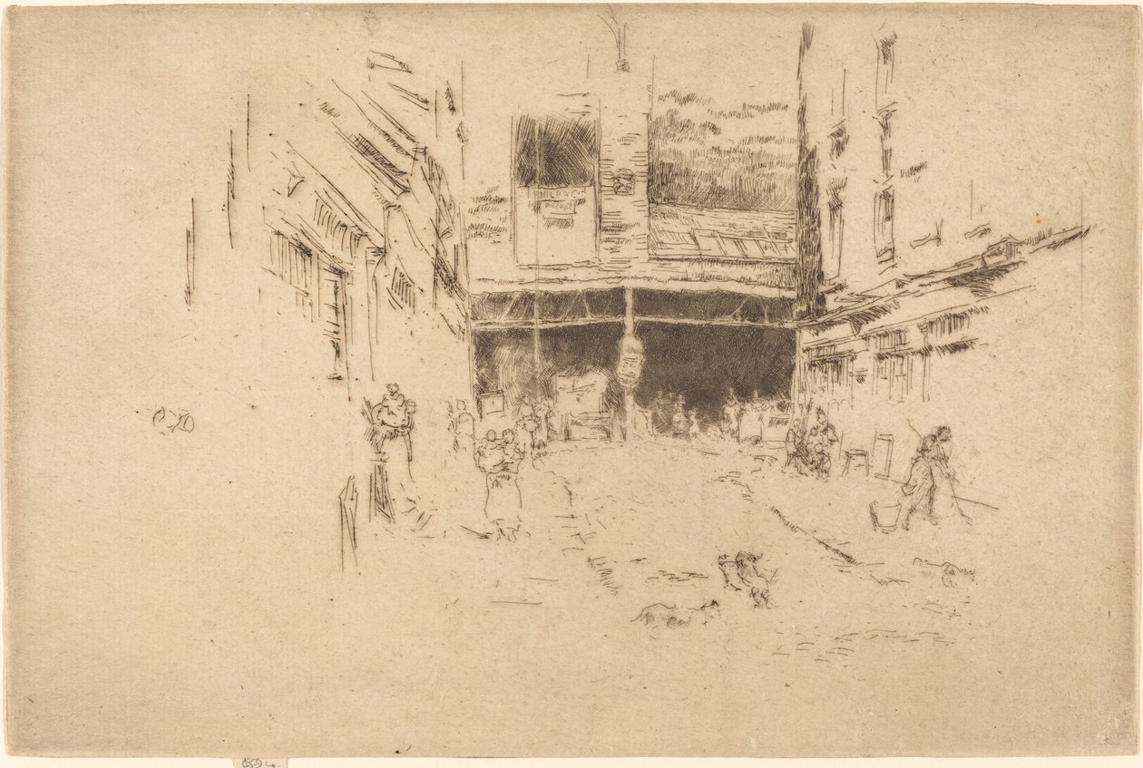 Troca de roupas, No.I de James Abbott McNeill Whistler