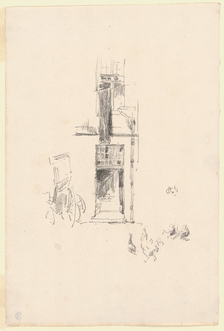 Galos e galinhas, Hôtel Colbert de James McNeill Whistler
