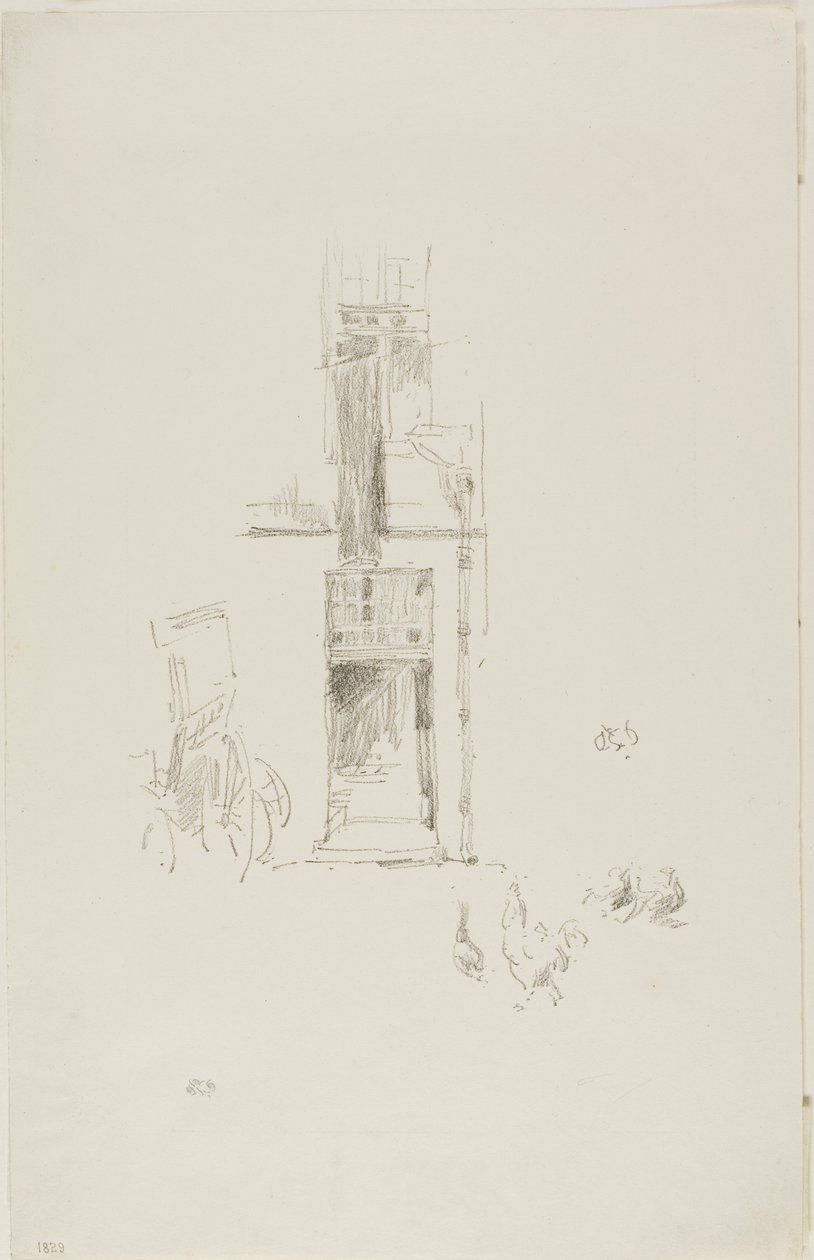 Galos e galinhas, Hôtel Colbert de James McNeill Whistler