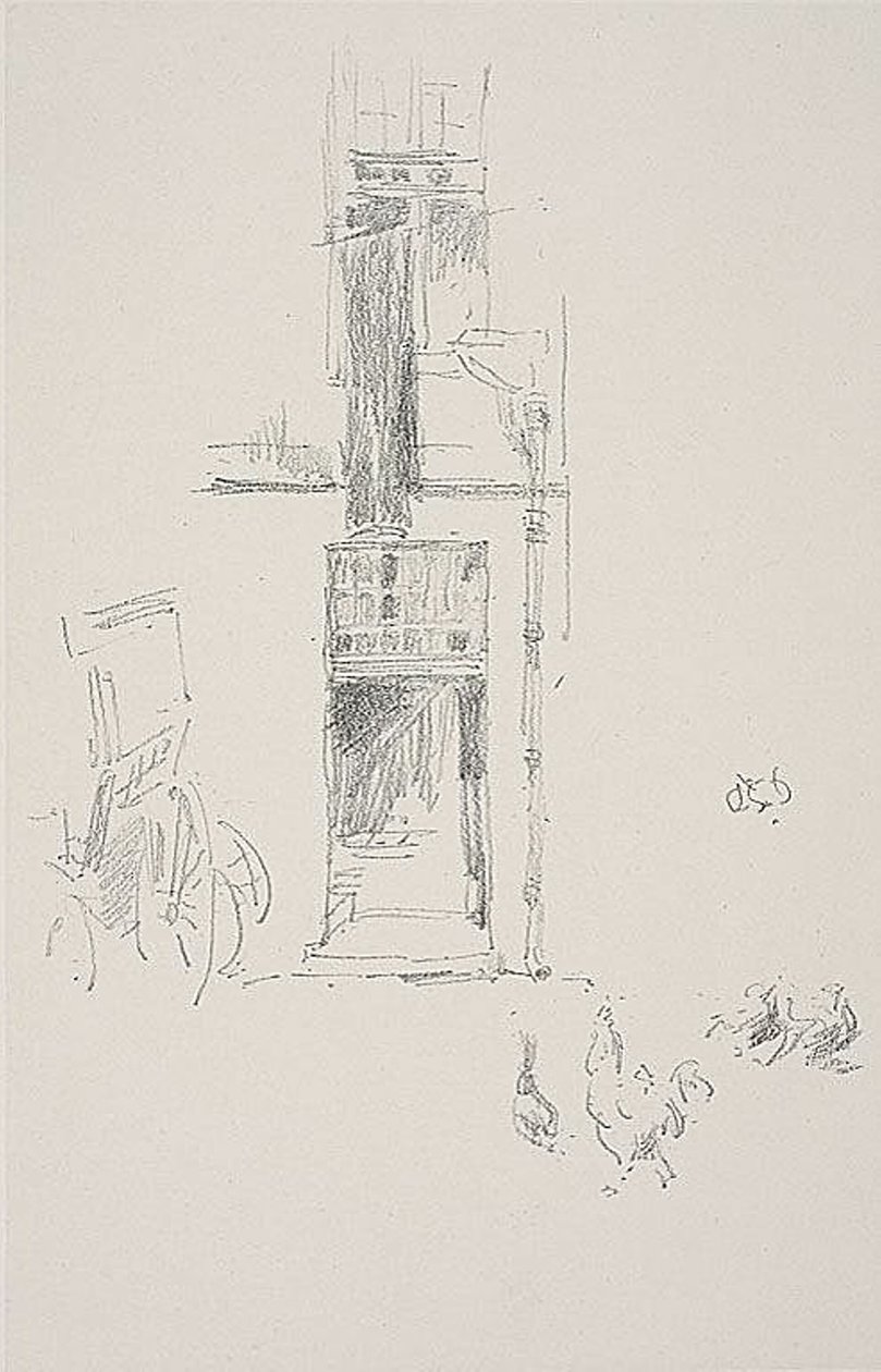 Galos e galinhas, Hôtel Colbert de James Abbott McNeill Whistler