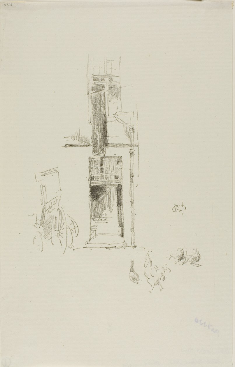 Galos e galinhas, Hôtel Colbert de James Abbott McNeill Whistler