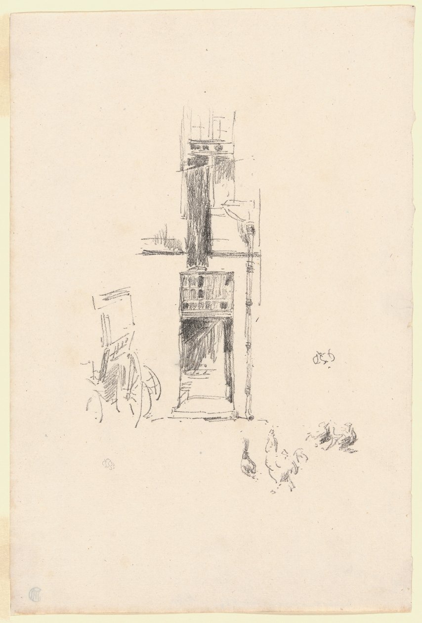 Galos e galinhas, Hôtel Colbert de James Abbott McNeill Whistler