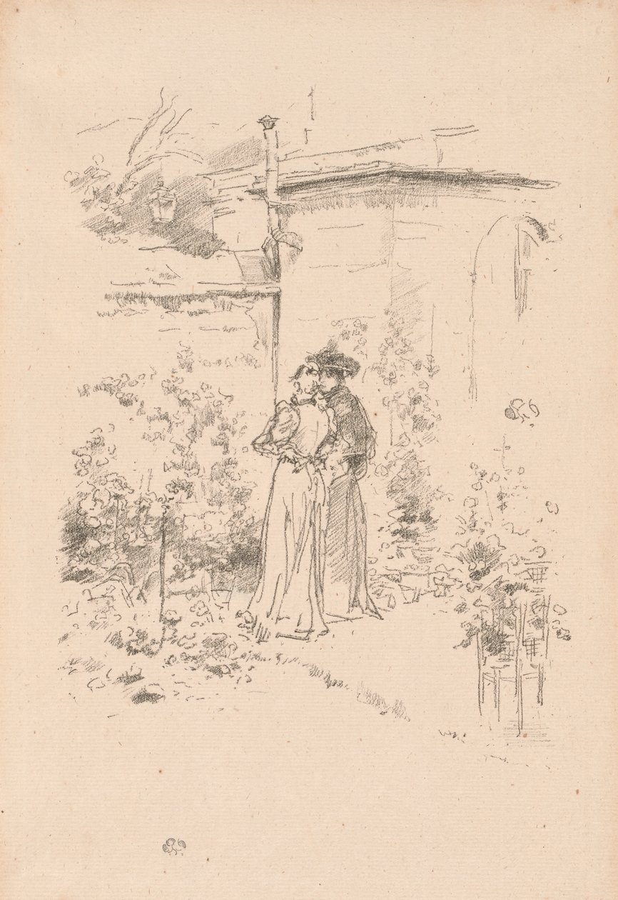 Confianças no jardim de James Abbott McNeill Whistler