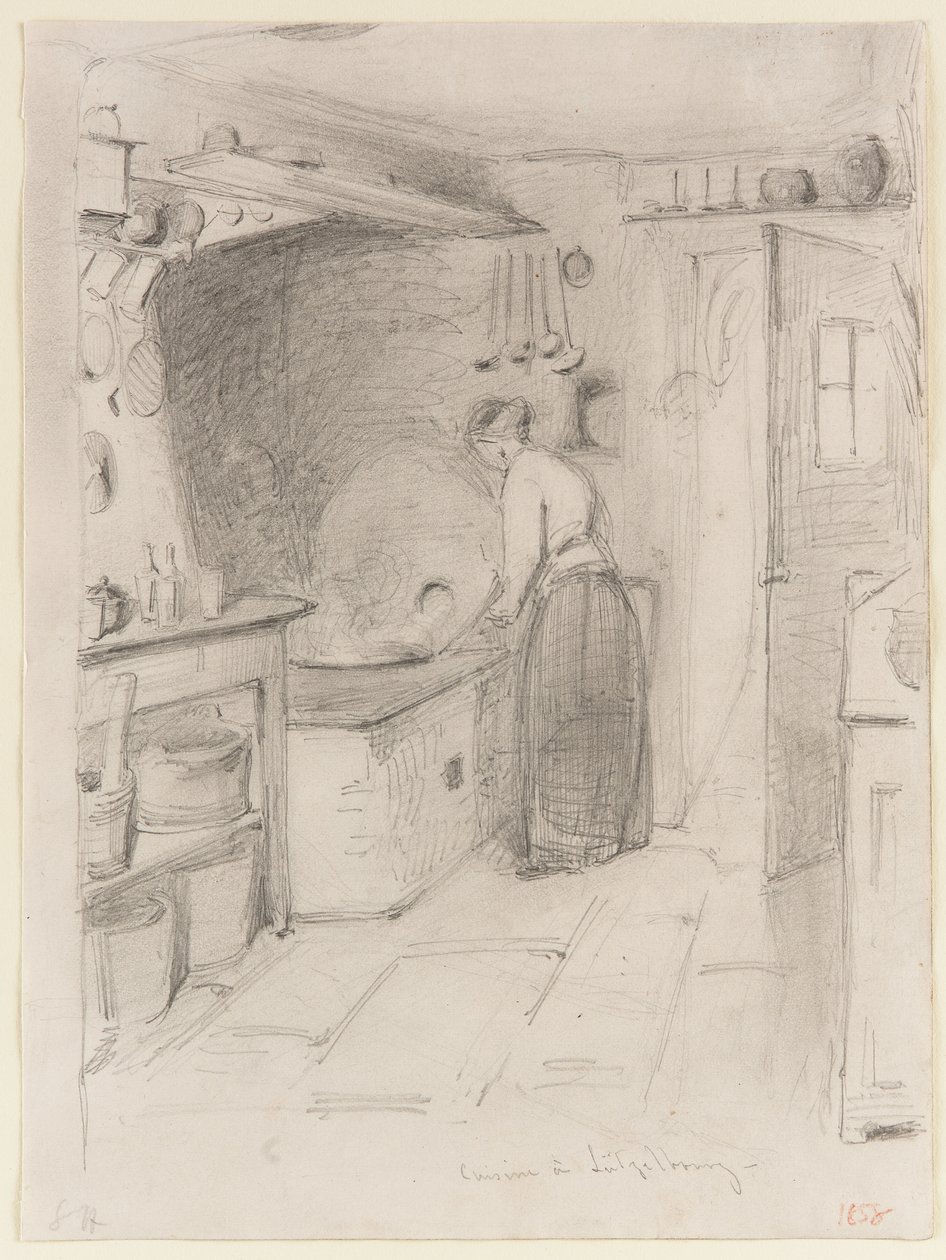 Cozinha em Lutzelbourg de James Abbott McNeill Whistler