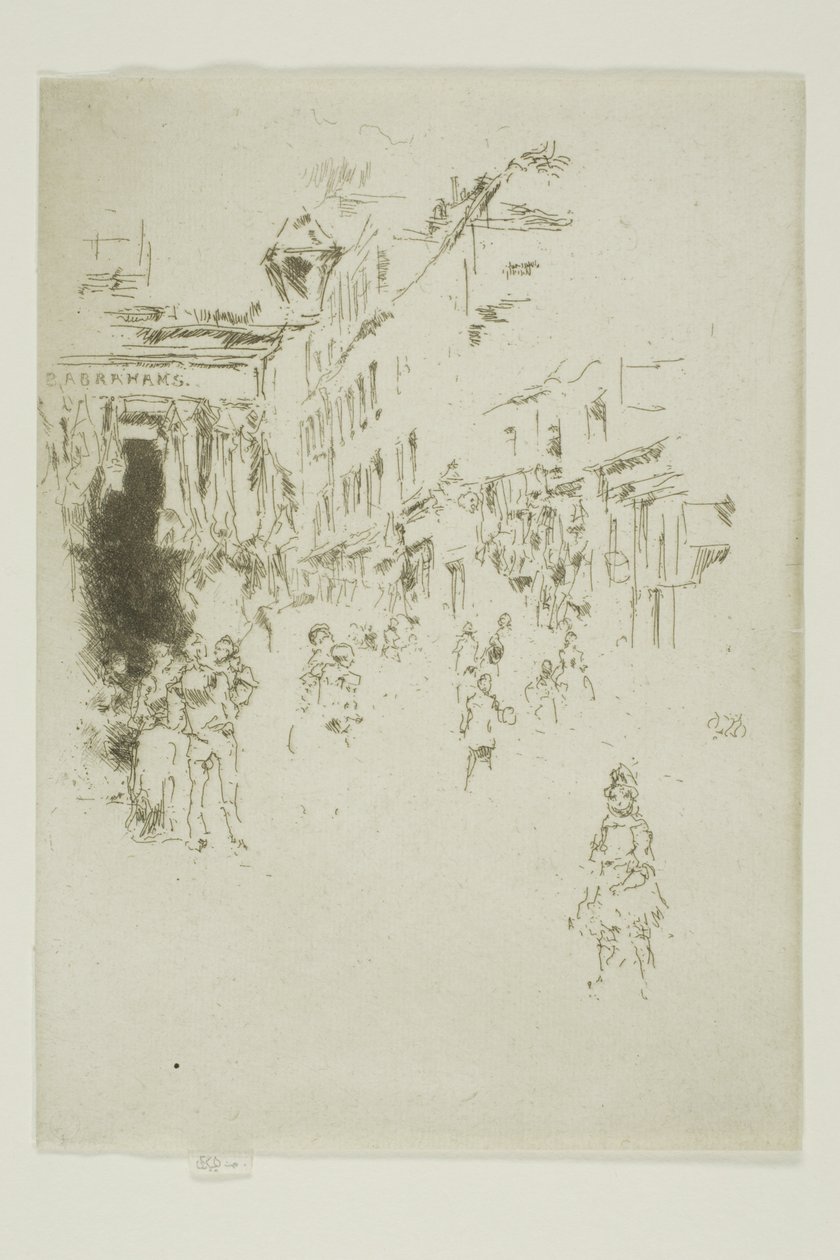 Rua Cutler, Houndsditch de James Abbott McNeill Whistler