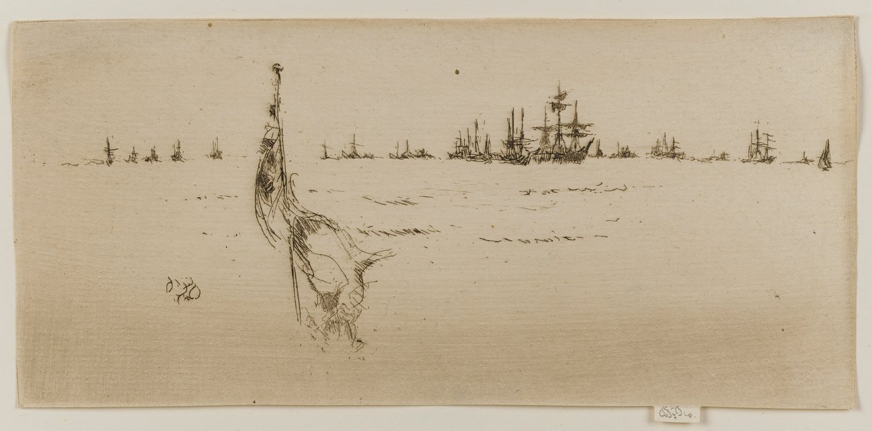Mergulhando a bandeira de James Abbott McNeill Whistler