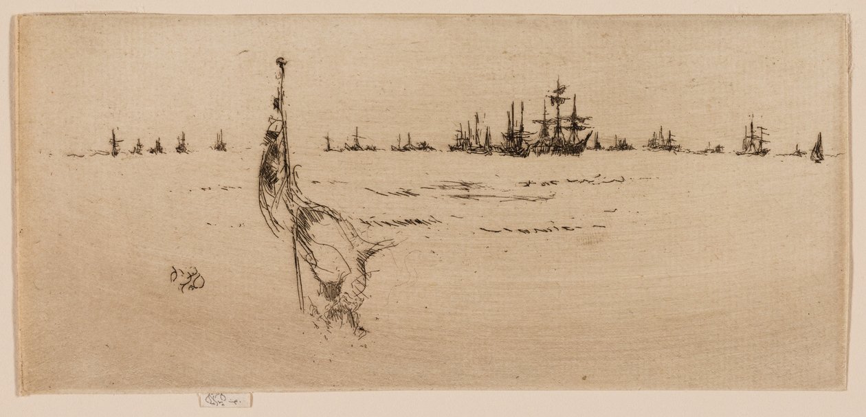 Mergulhando a bandeira de James Abbott McNeill Whistler