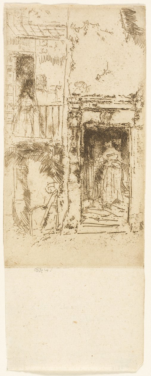Entrada, Estábulos - Loches de James Abbott McNeill Whistler