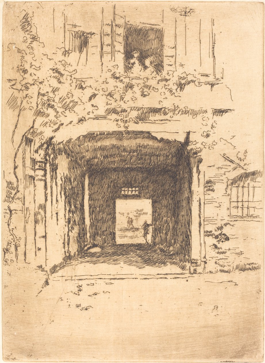 Doorway and Vine de James Abbott McNeill Whistler