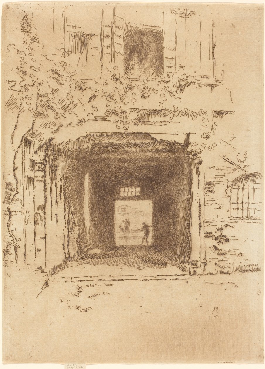 Doorway and Vine de James Abbott McNeill Whistler