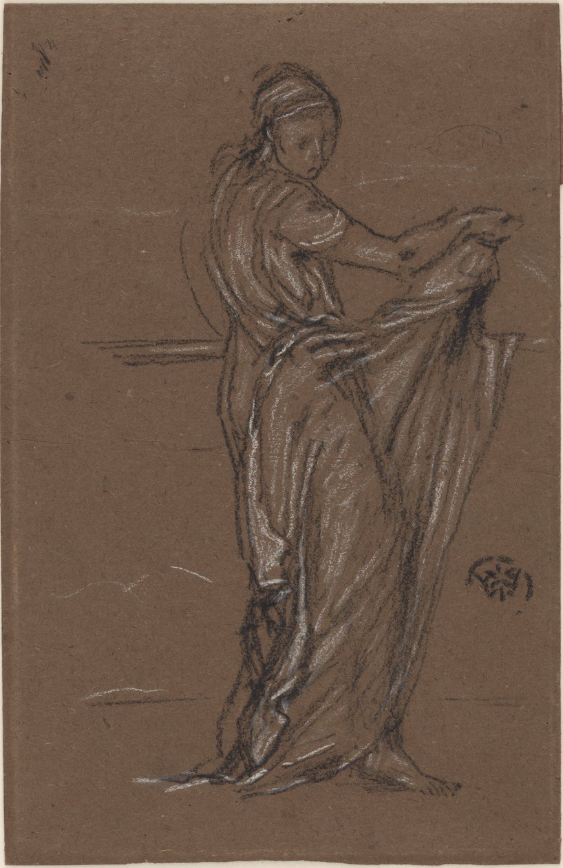 Figura feminina drapeada de James Abbott McNeill Whistler
