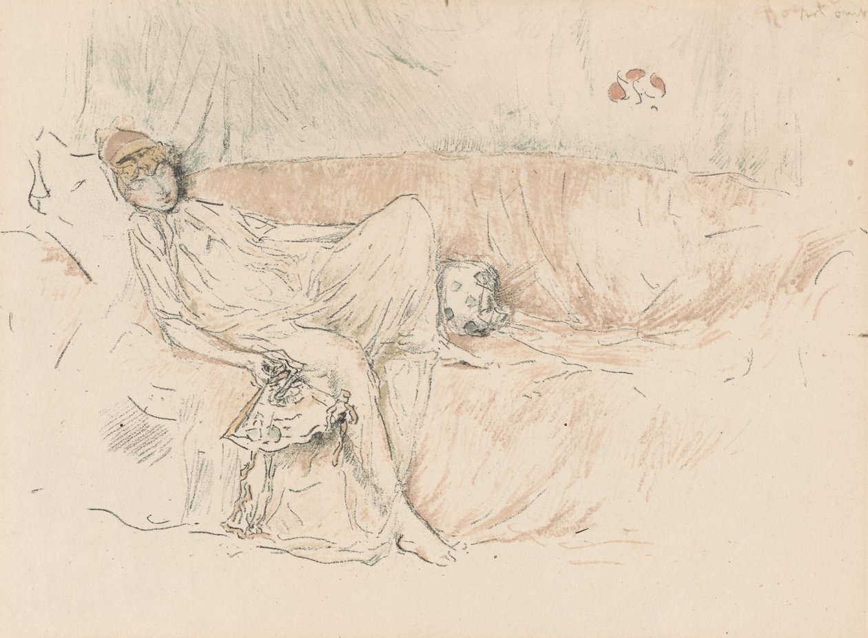 Figura Drapejada, Reclinada de James Abbott McNeill Whistler