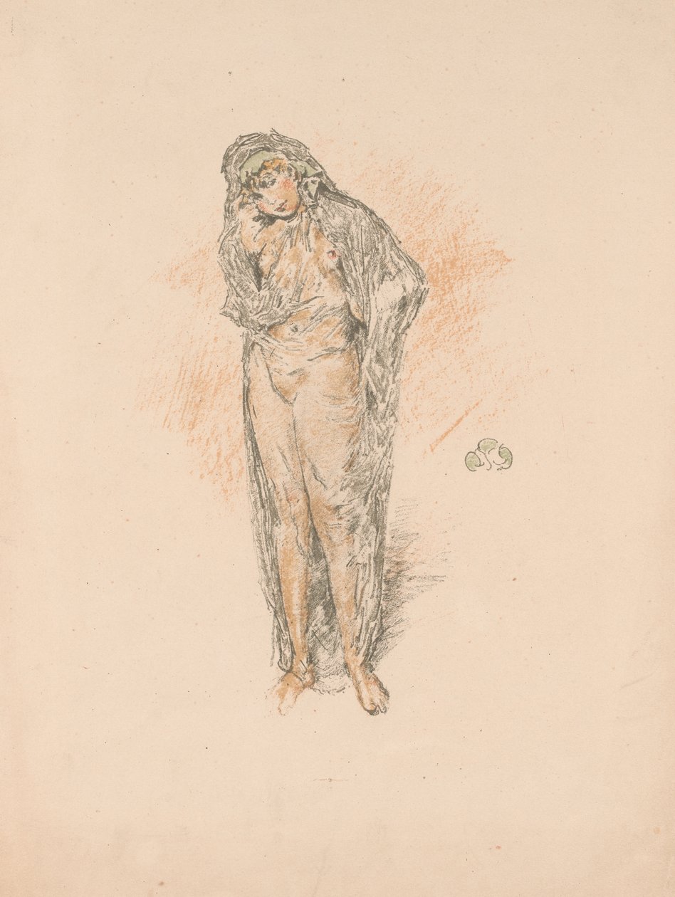 Figura Drapejada, Em Pé de James Abbott McNeill Whistler