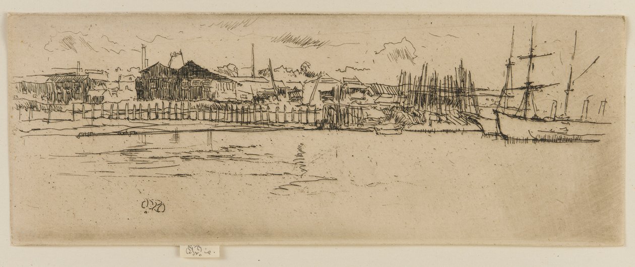 Docas Secas, Southampton de James Abbott McNeill Whistler