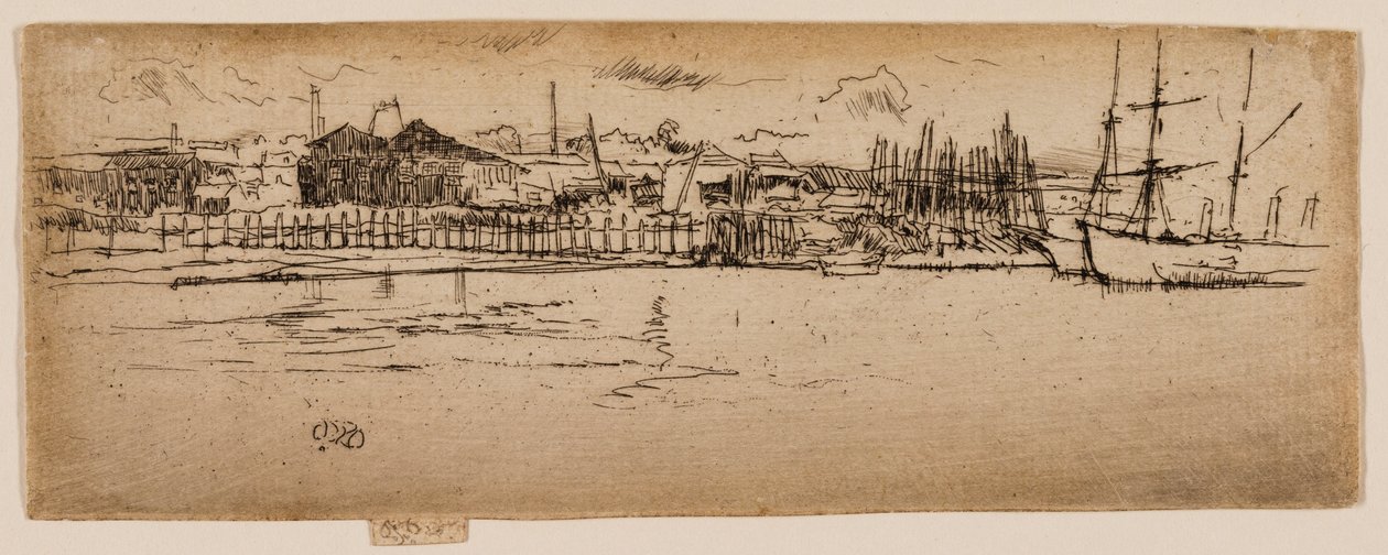Docas Secas, Southampton de James Abbott McNeill Whistler