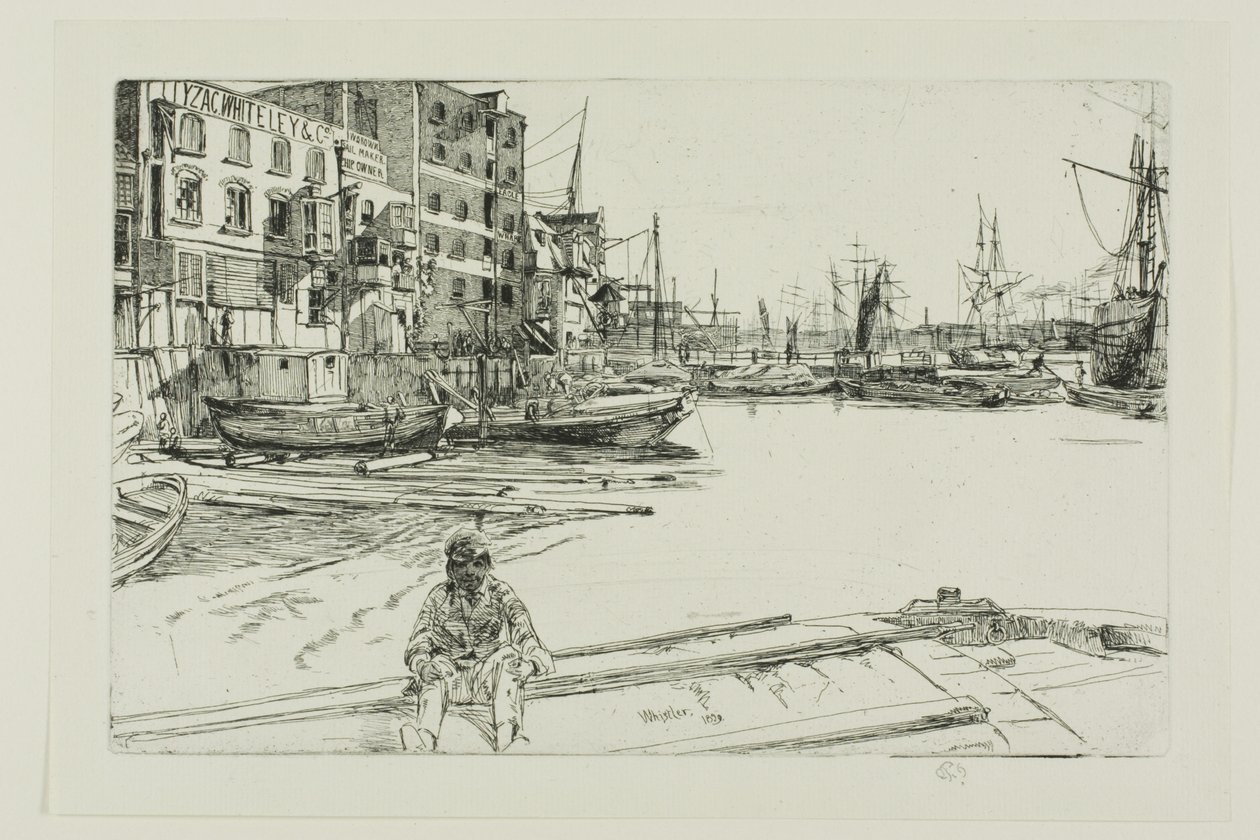 Cais das Águias de James Abbott McNeill Whistler
