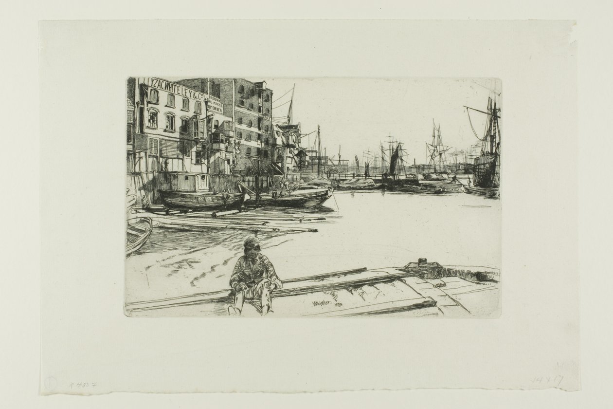 Cais das Águias de James Abbott McNeill Whistler