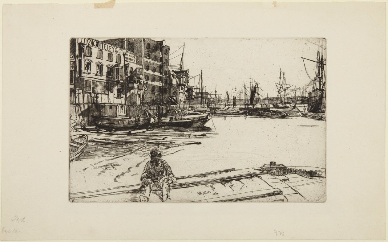 Cais da Águia de James McNeill Whistler