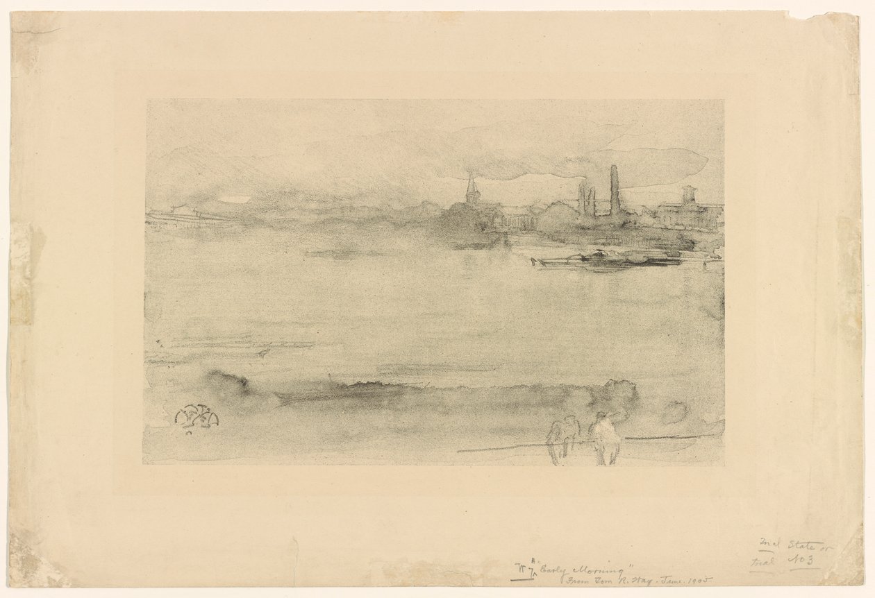 De manhã cedo de James Abbott McNeill Whistler