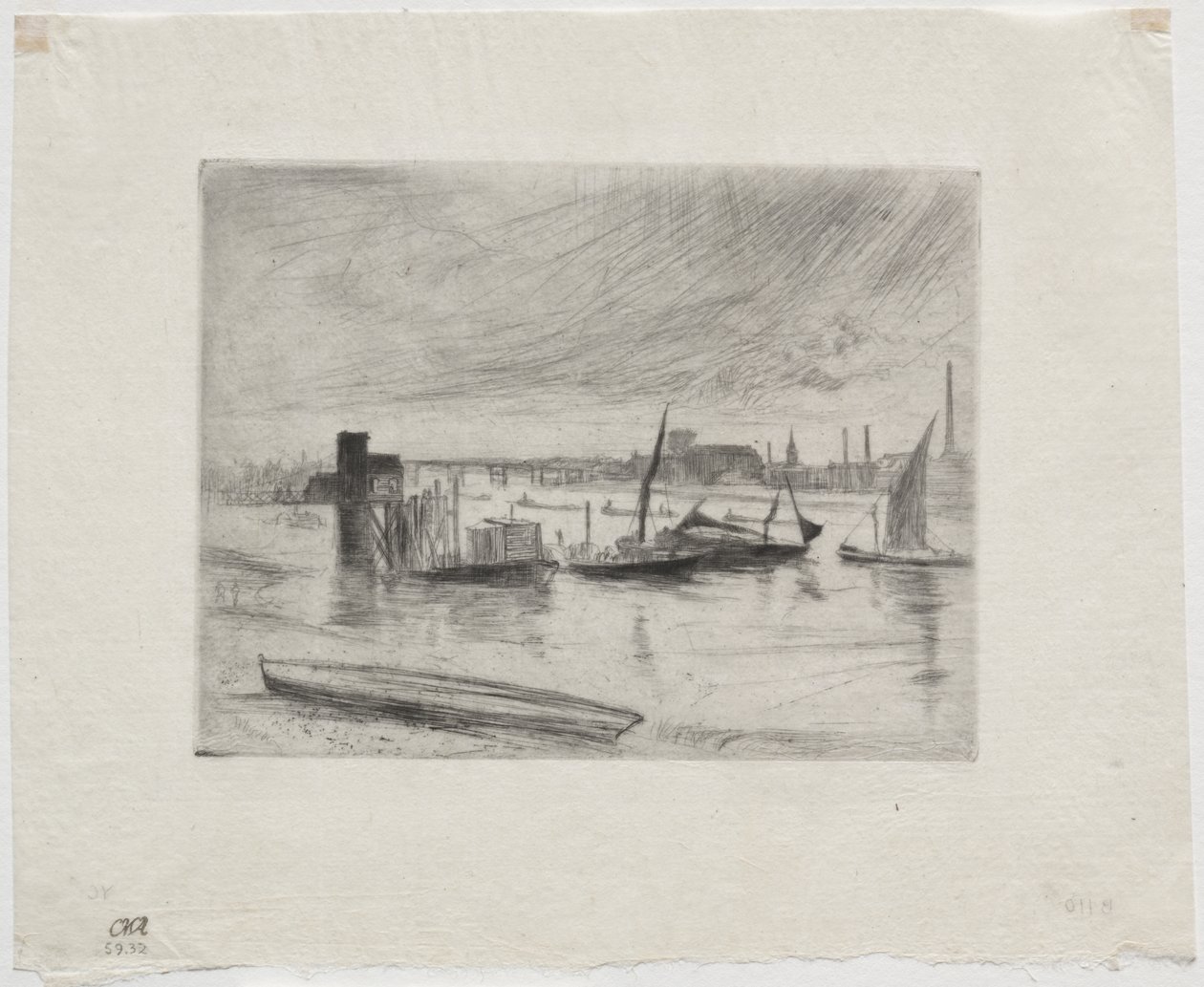 De manhã cedo, em Battersea de James McNeill Whistler