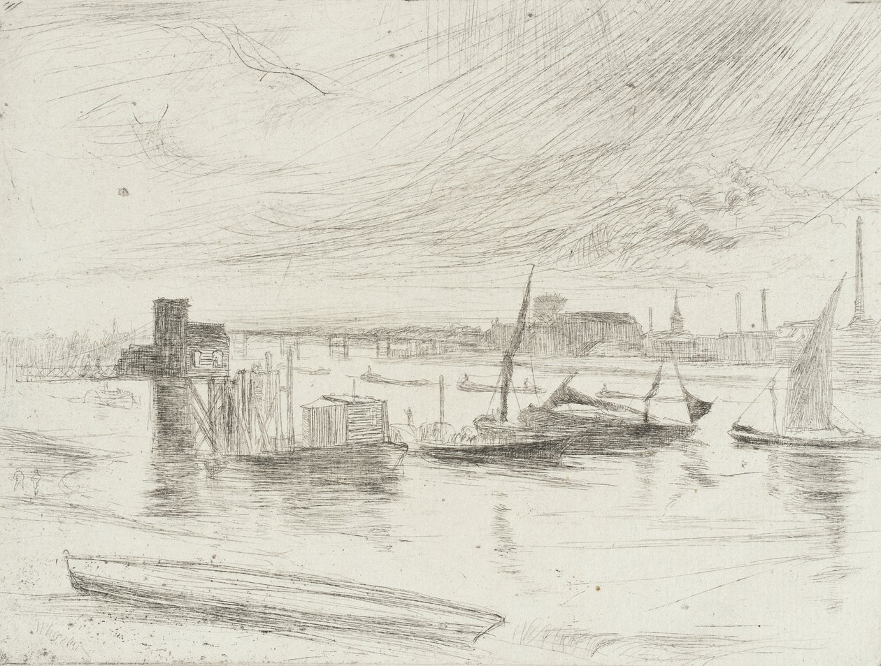 Manhã cedo, Battersea de James McNeill Whistler