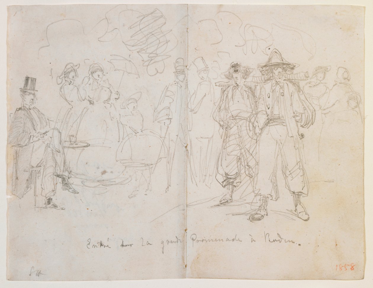 Entrou no Grande Passeio em Baden de James Abbott McNeill Whistler