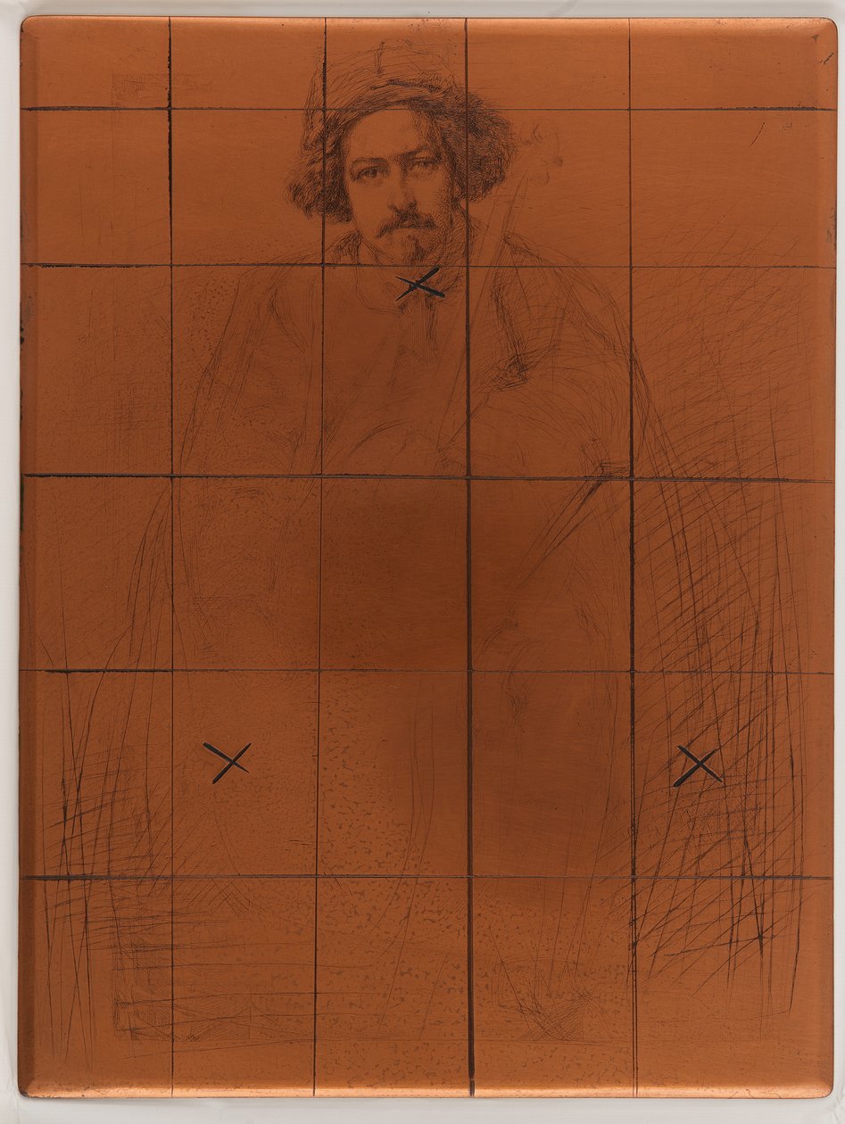 Placa de gravação: Becquet de James Abbott McNeill Whistler