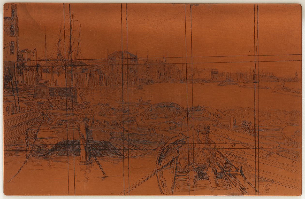 Placa de gravação: A Piscina de James Abbott McNeill Whistler