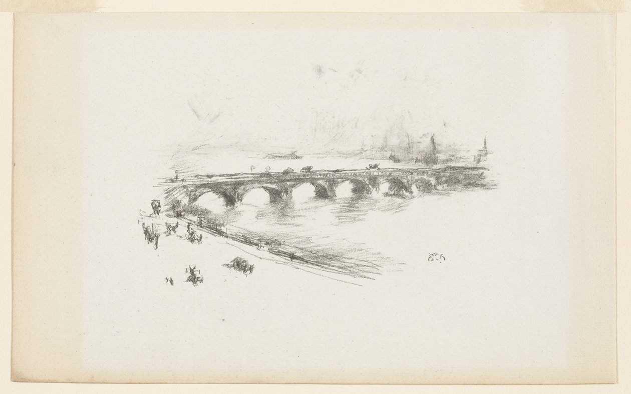 Noite, Little Waterloo Bridge de James Abbott McNeill Whistler