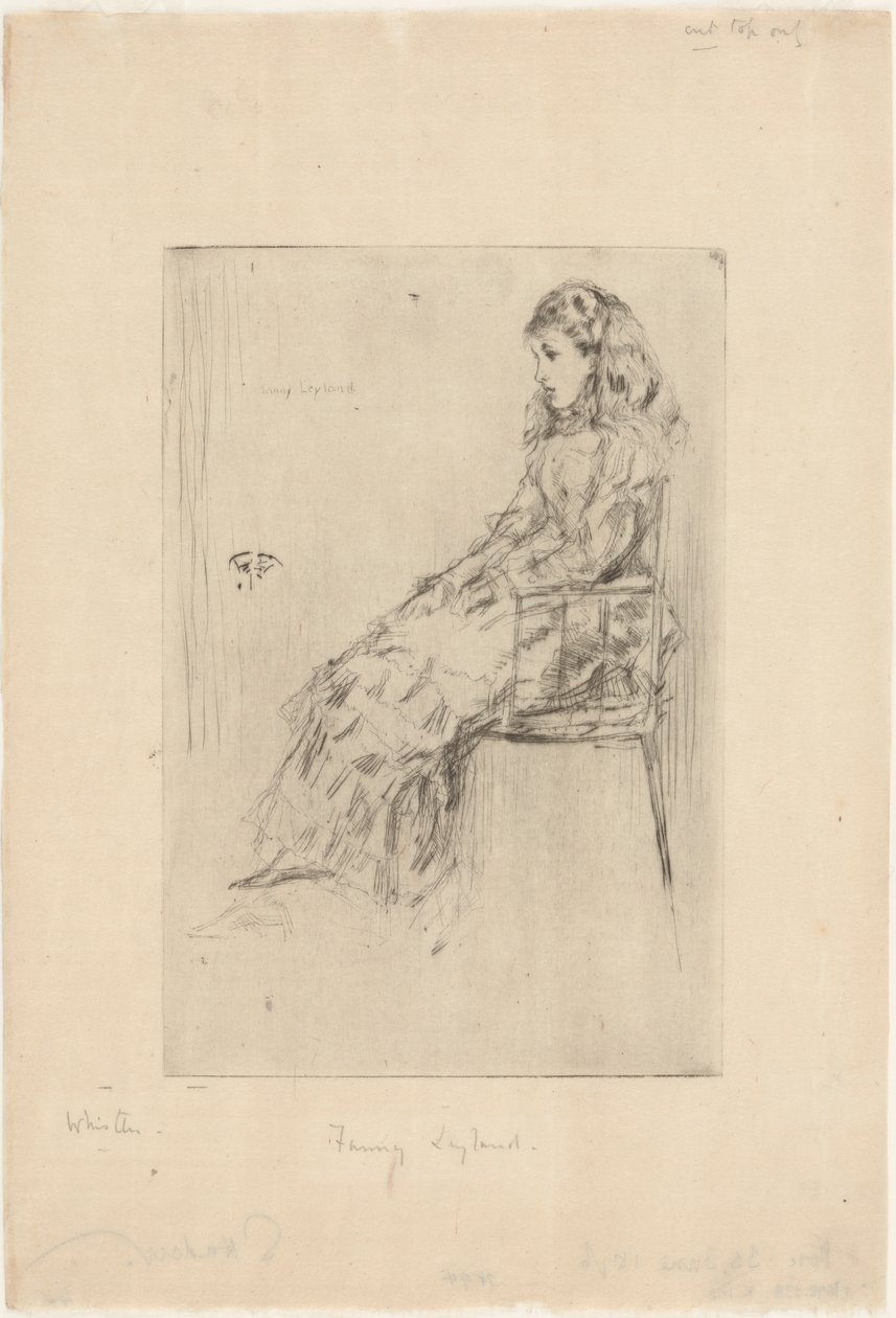 Fanny Leyland de James Abbott McNeill Whistler