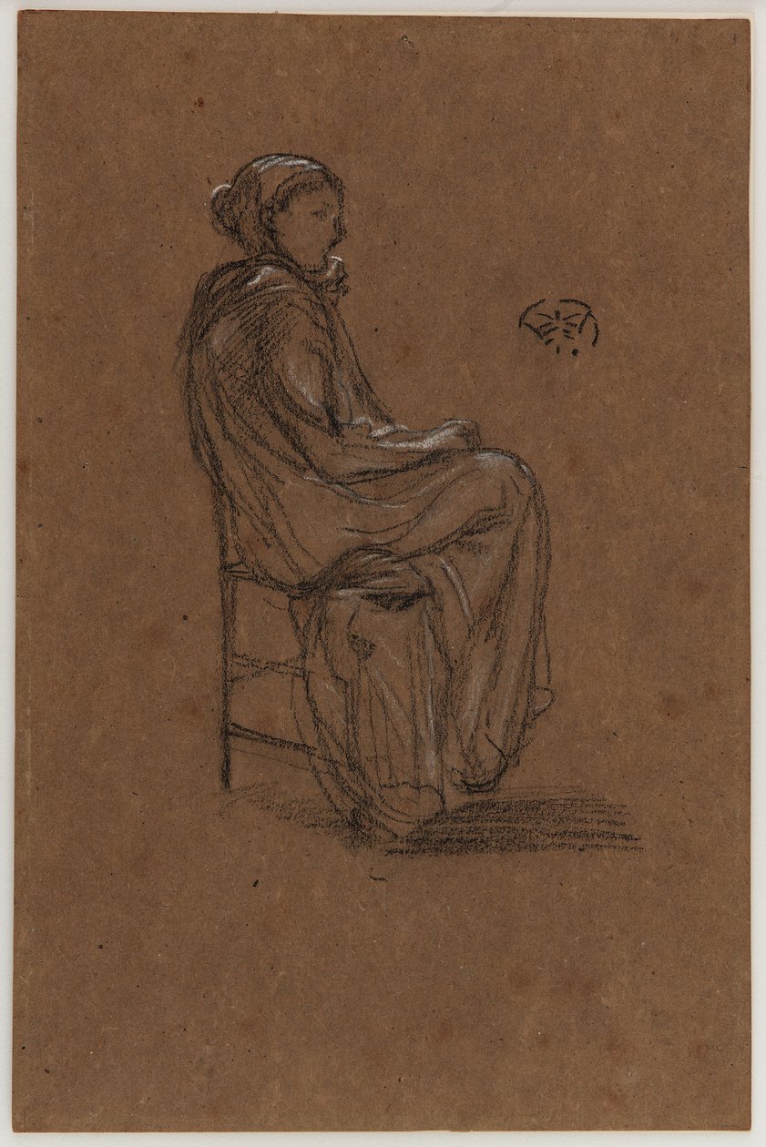 Figura feminina, sentada de James Abbott McNeill Whistler