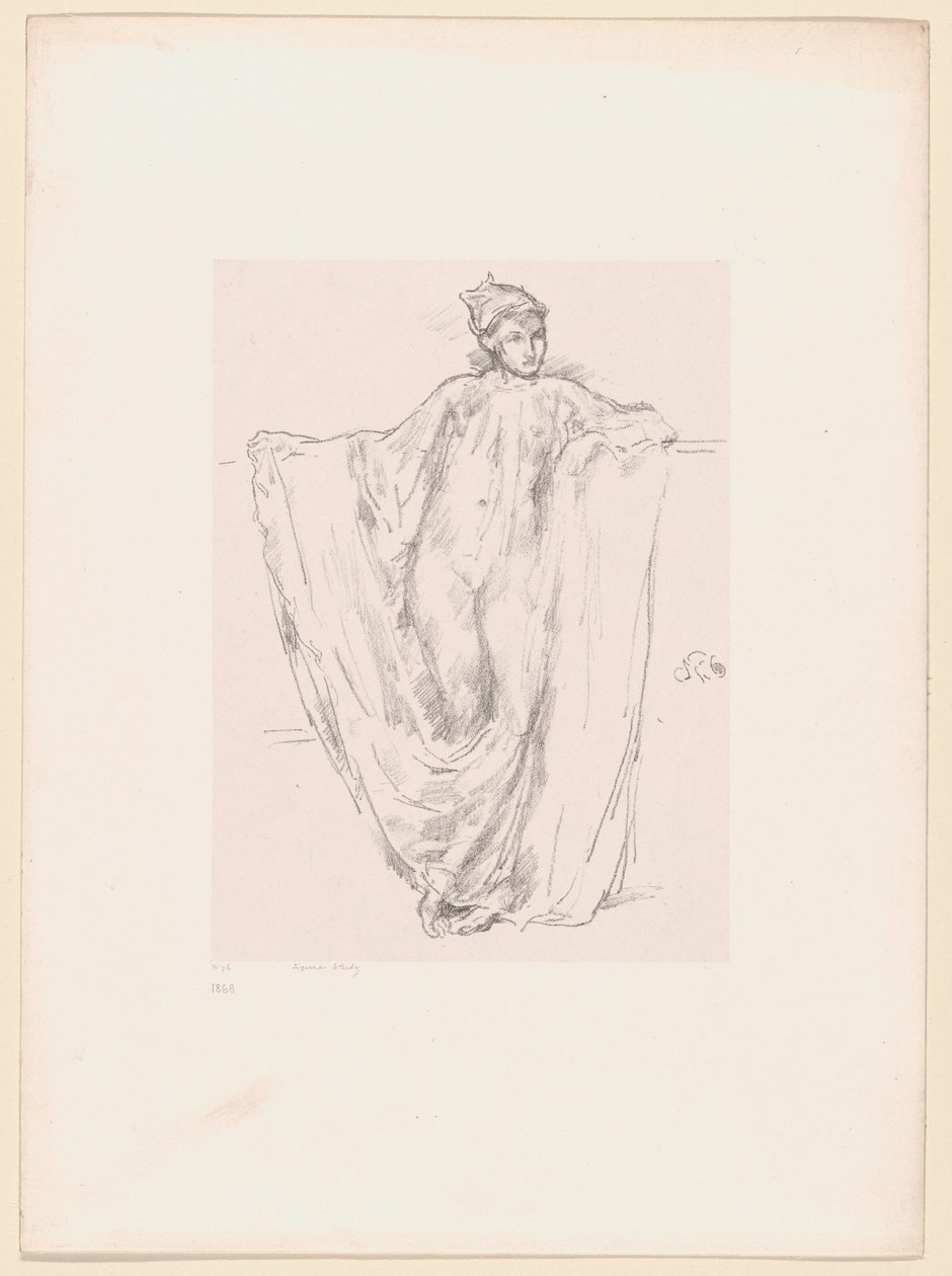 Estudo de Figura de James Abbott McNeill Whistler
