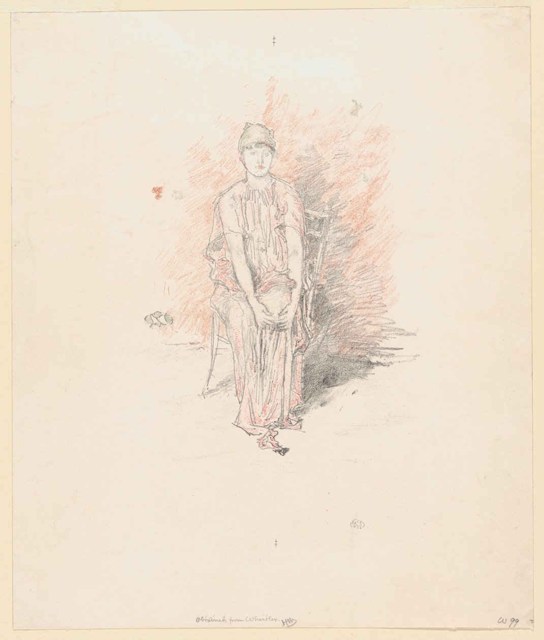 Estudo de Figura em Cores de James Abbott McNeill Whistler