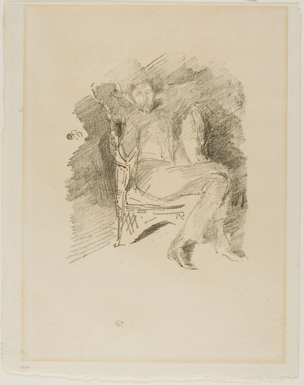 Firelight: Joseph Pennell, nº 1 de James Abbott McNeill Whistler