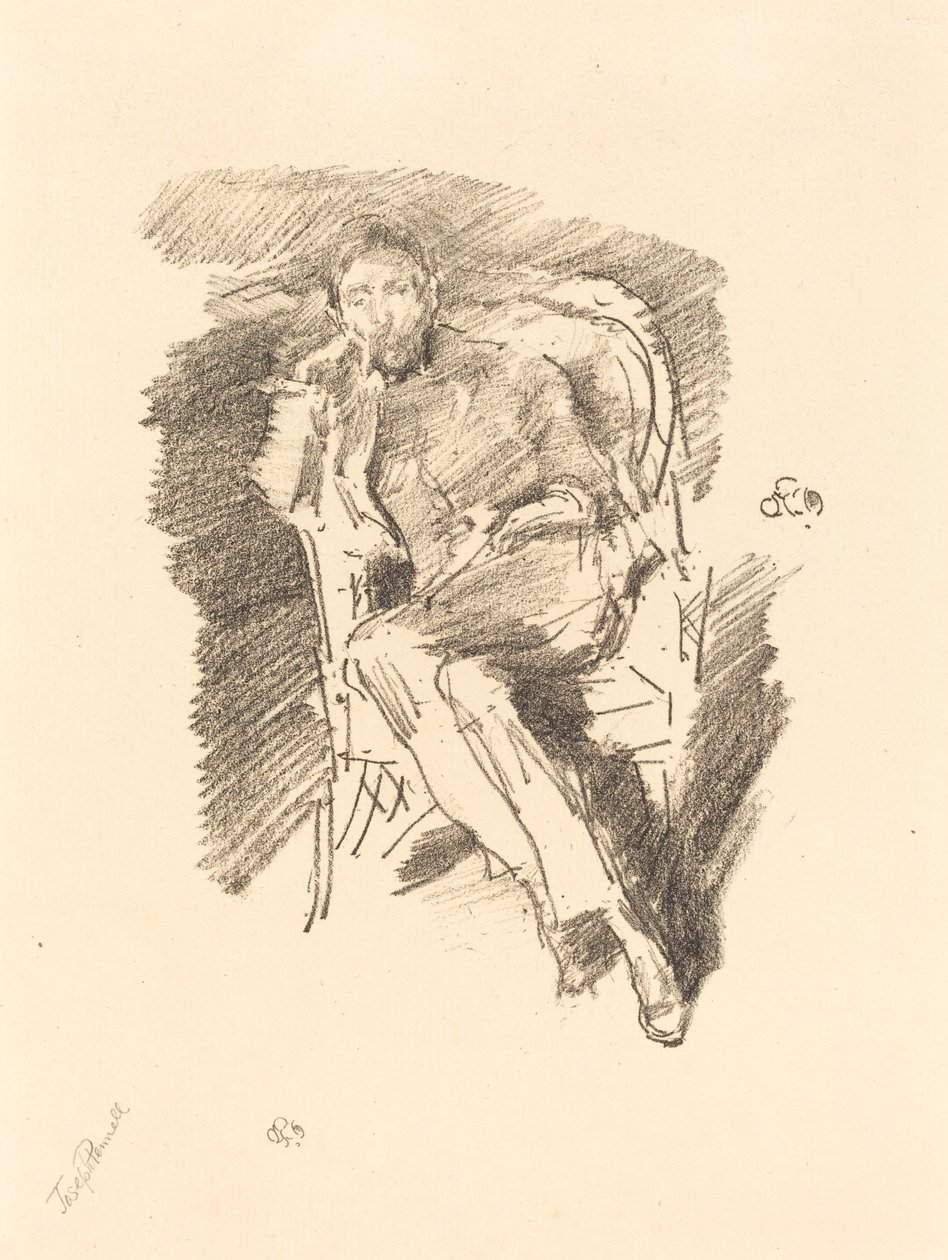 Firelight: Joseph Pennell, nº 2 de James Abbott McNeill Whistler