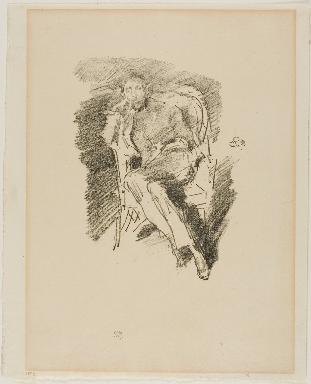 Firelight: Joseph Pennell, nº 2 de James Abbott McNeill Whistler